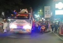 Ribuan Santri Meriahkan Pawai Obor BKPRMI Kota Palu